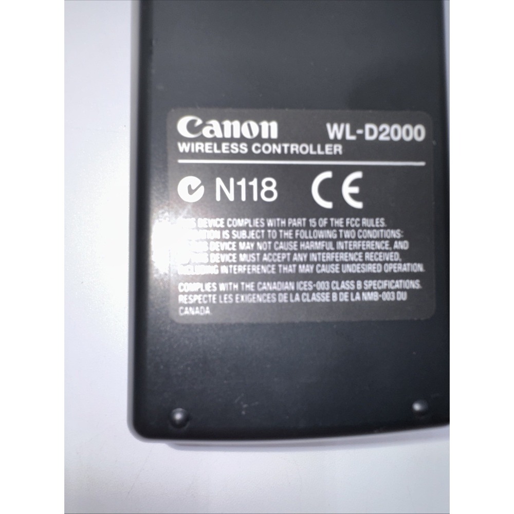 ORIGINAL CANON WL-D2000 Wireless Controller / Remote Control Tested Working - Picture 4 of 6